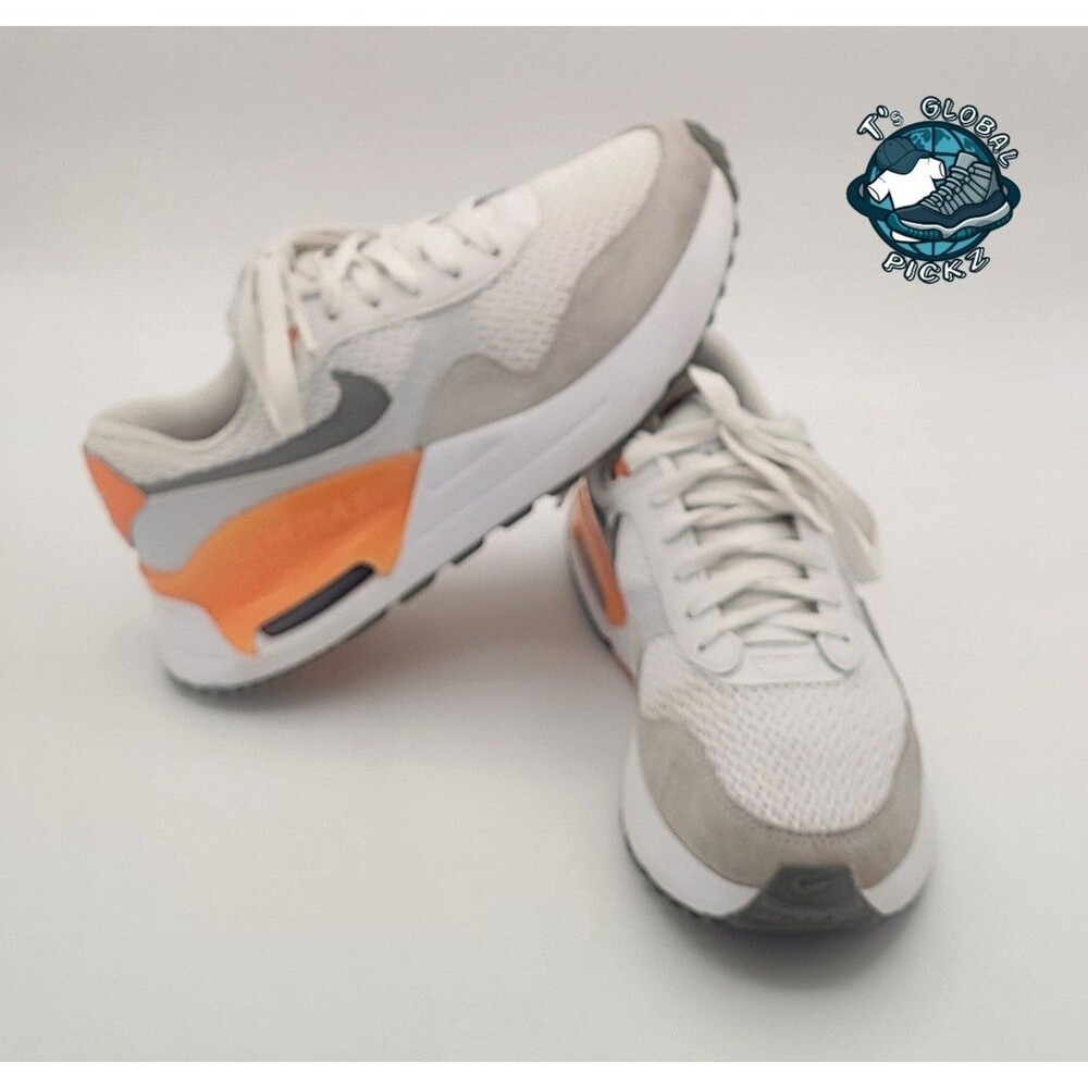 Nike Air Max System DM9538-102 Women’s Size 6 White Pewter Running Shoes